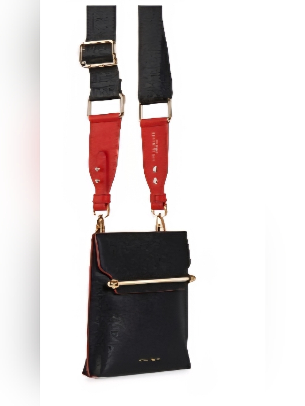 Strathberry North/South Stylist Calfskin Leather Crossbody Bag